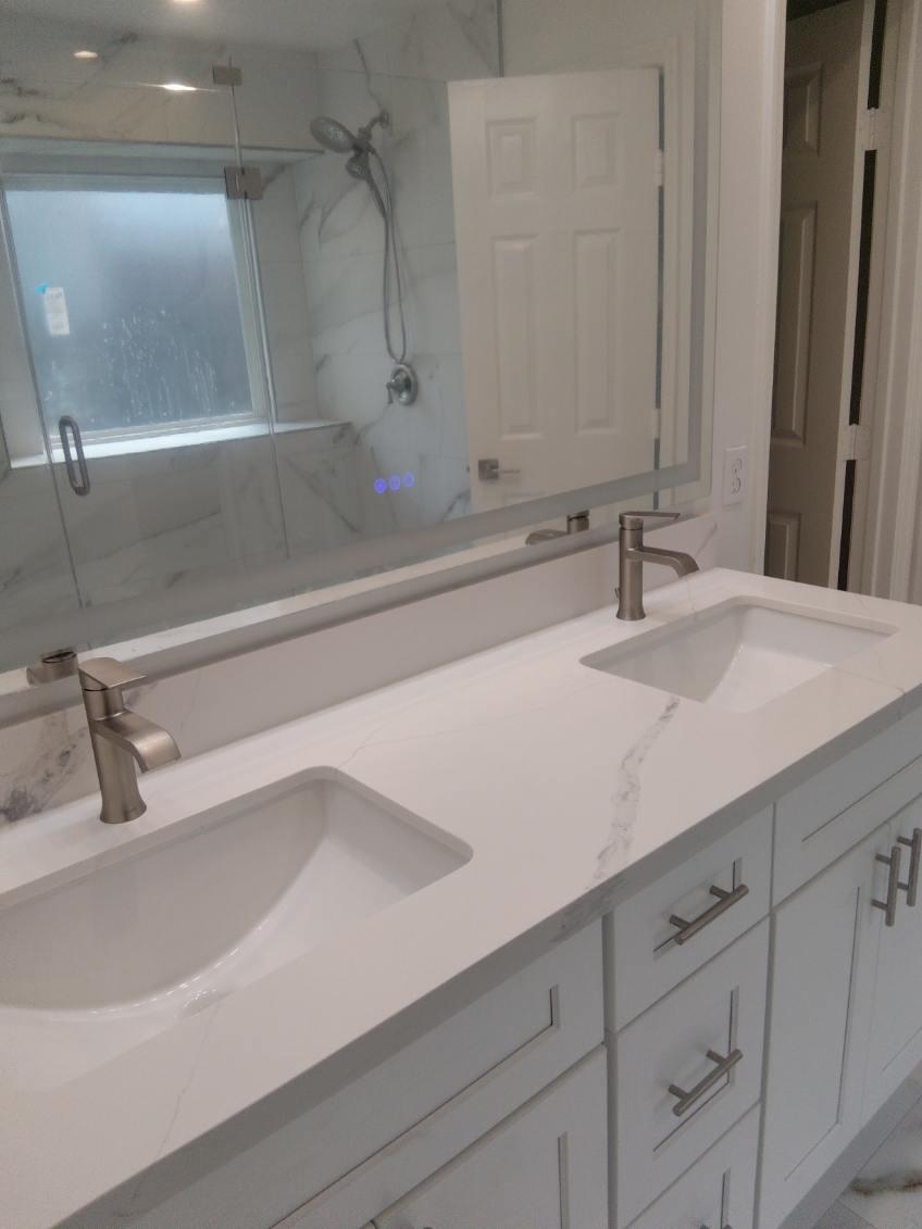 Doble lavabo baño